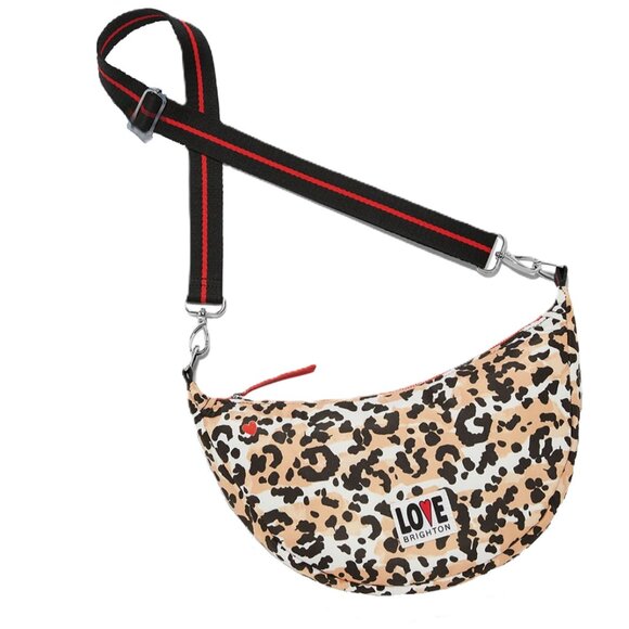 Brighton Handbags - Brighton The Spotted Love Swing Bag Leopard Print Lightweight Packable